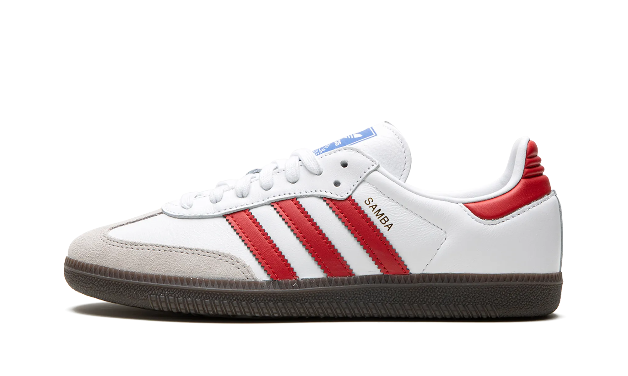 Samba OG "White / Better Scarlet" Cushioned Feel