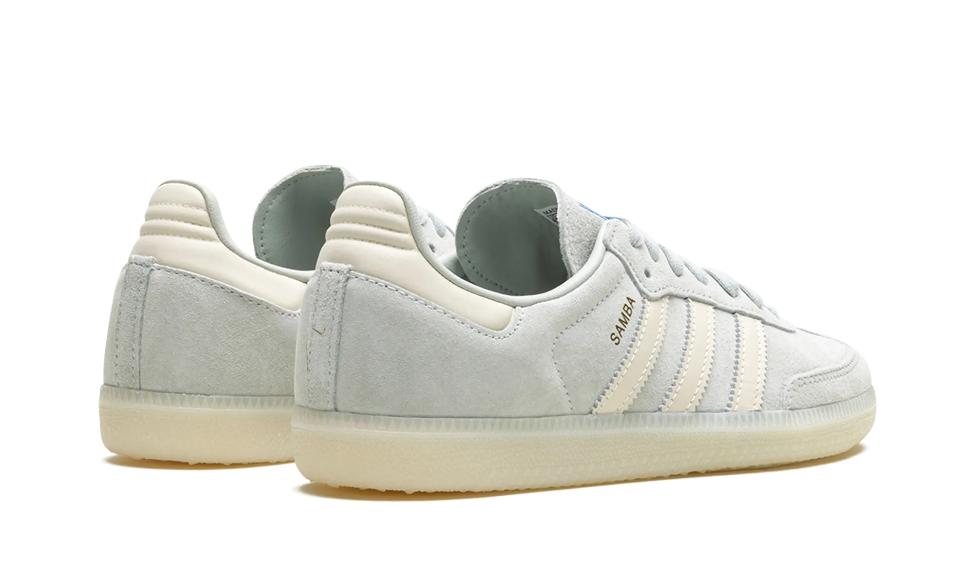 Samba OG "wonder silver/chalk white/off white" Minimal Vibe Shockproof Heel