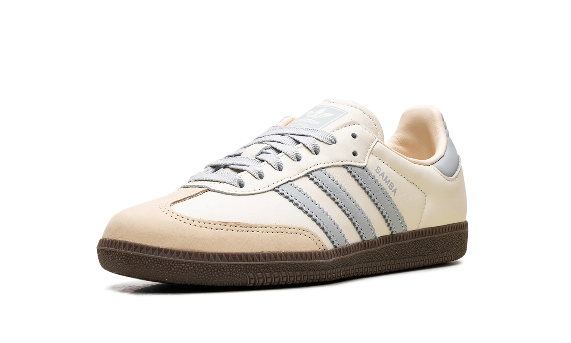 Samba OG WMNS "Cream White Wonder Silver" Monochrome Style