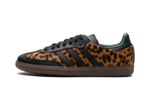Samba OG WMNS "Leopard / Core Black" Comfortable Use Calm Jog