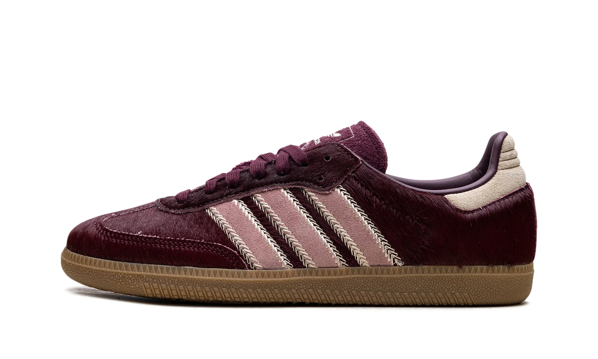 Samba OG WMNS "Maroon Sand Strata Pony" Slip Fit Meet Walk