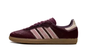 Samba OG WMNS "Maroon Sand Strata Pony" Slip Fit Meet Walk