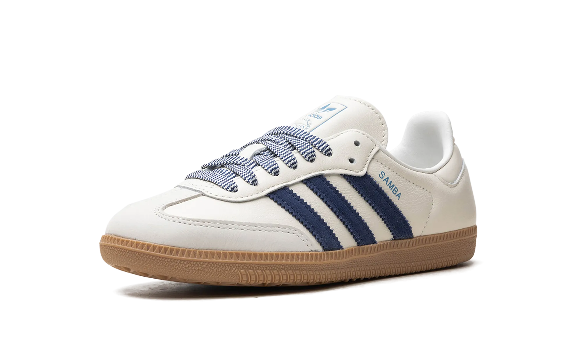 Samba OG WMNS "Off White Dark Blue" Good elasticity