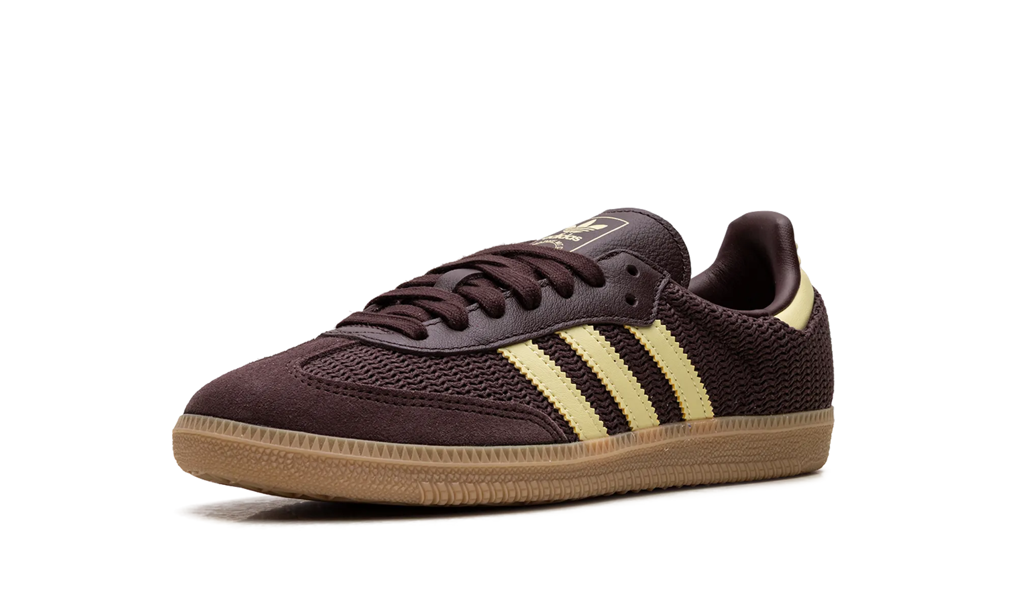 Look Walk Fast Hike Samba OG WMNS "Shadow Brown Powder Yellow"