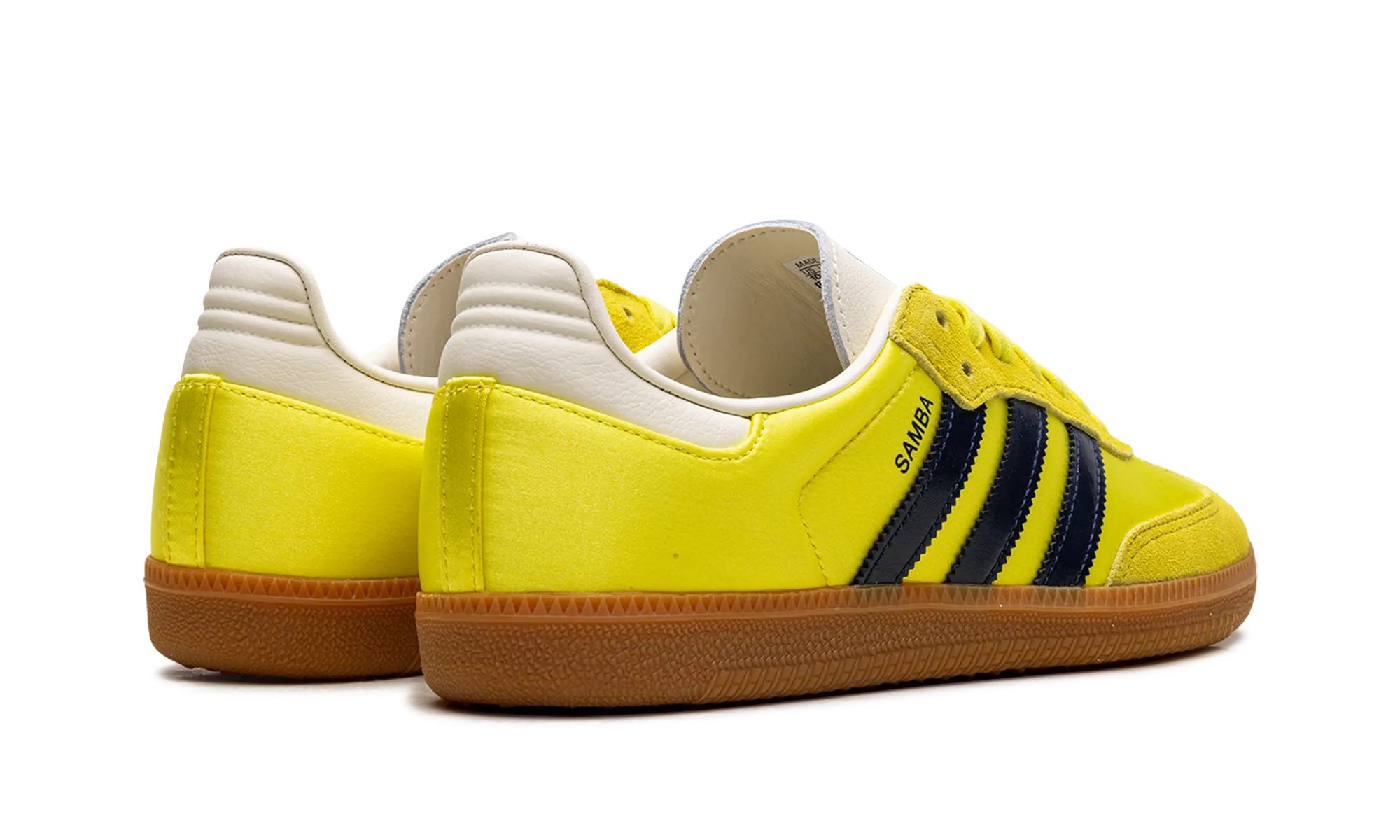 Samba OG WMNS "Shock Yellow Night Indigo" No Squeeze