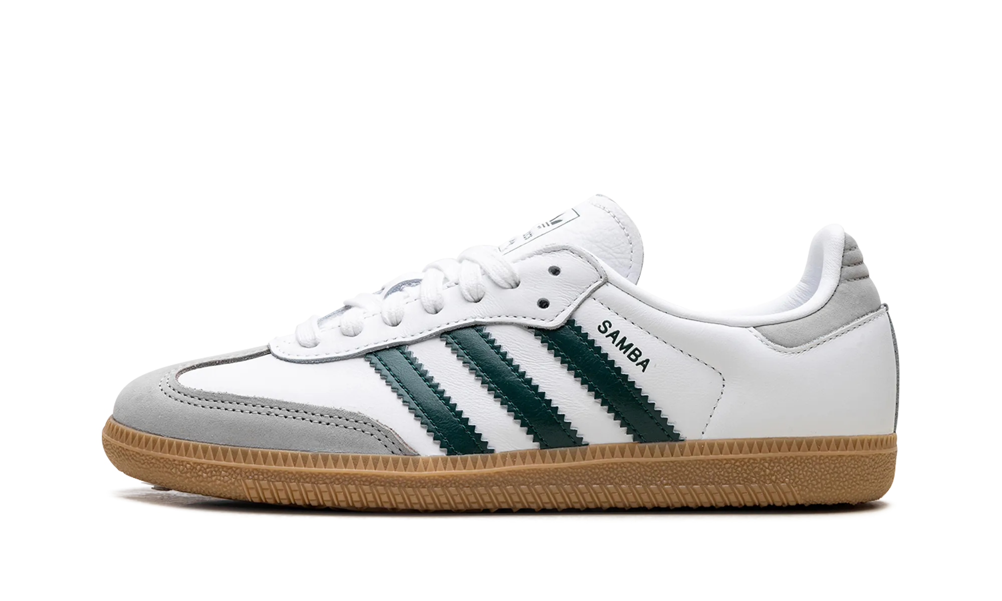 Samba OG WMNS "White Collegiate Green Gum" Padded collar