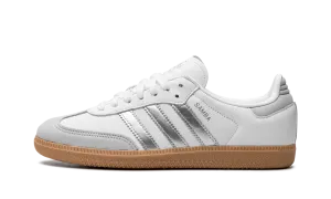 Samba OG WMNS "White Silver Metallic Grey" Walk-Ready Shoes