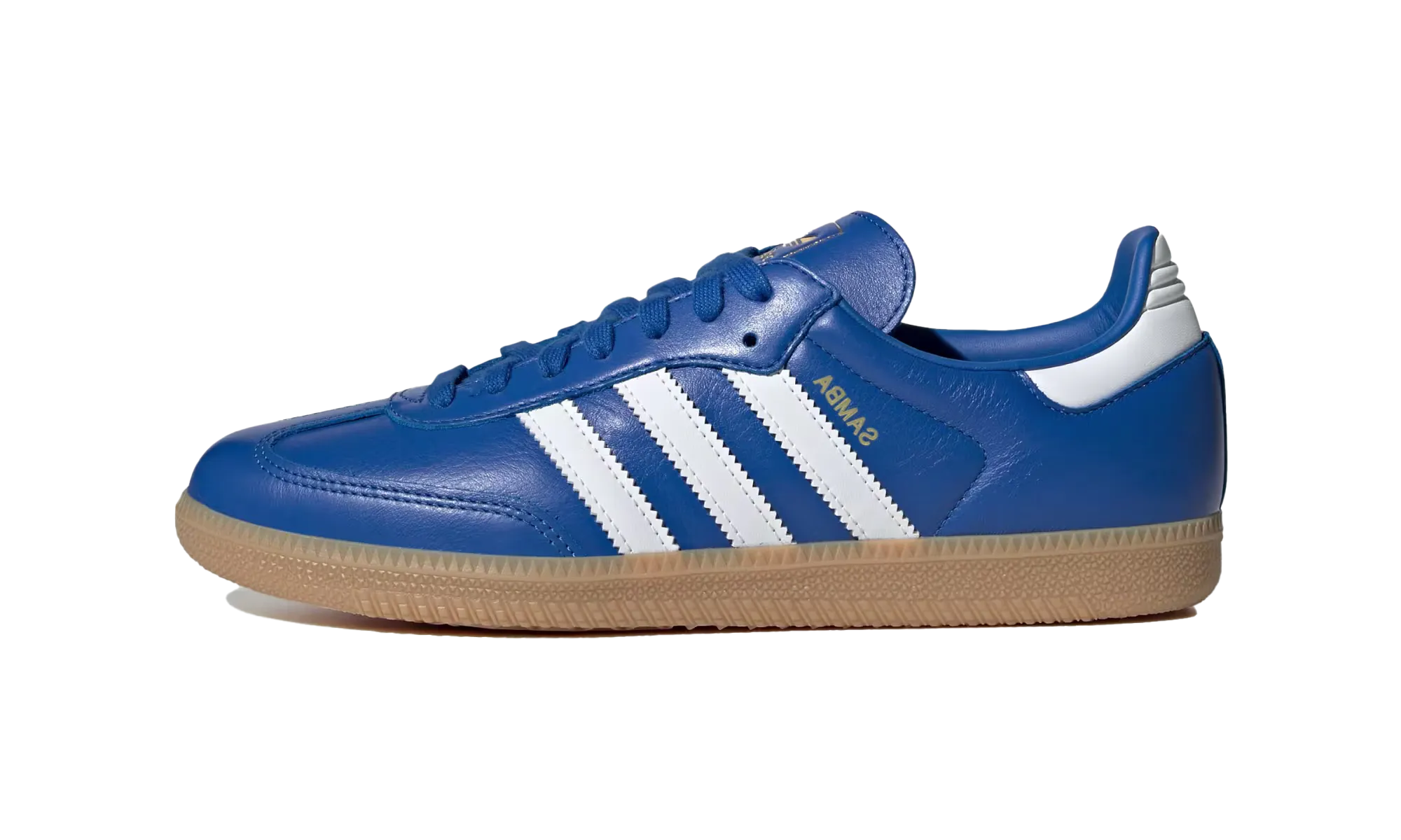 Samba "Blue / Cloud White" Block Jog Wrinkle Resistant