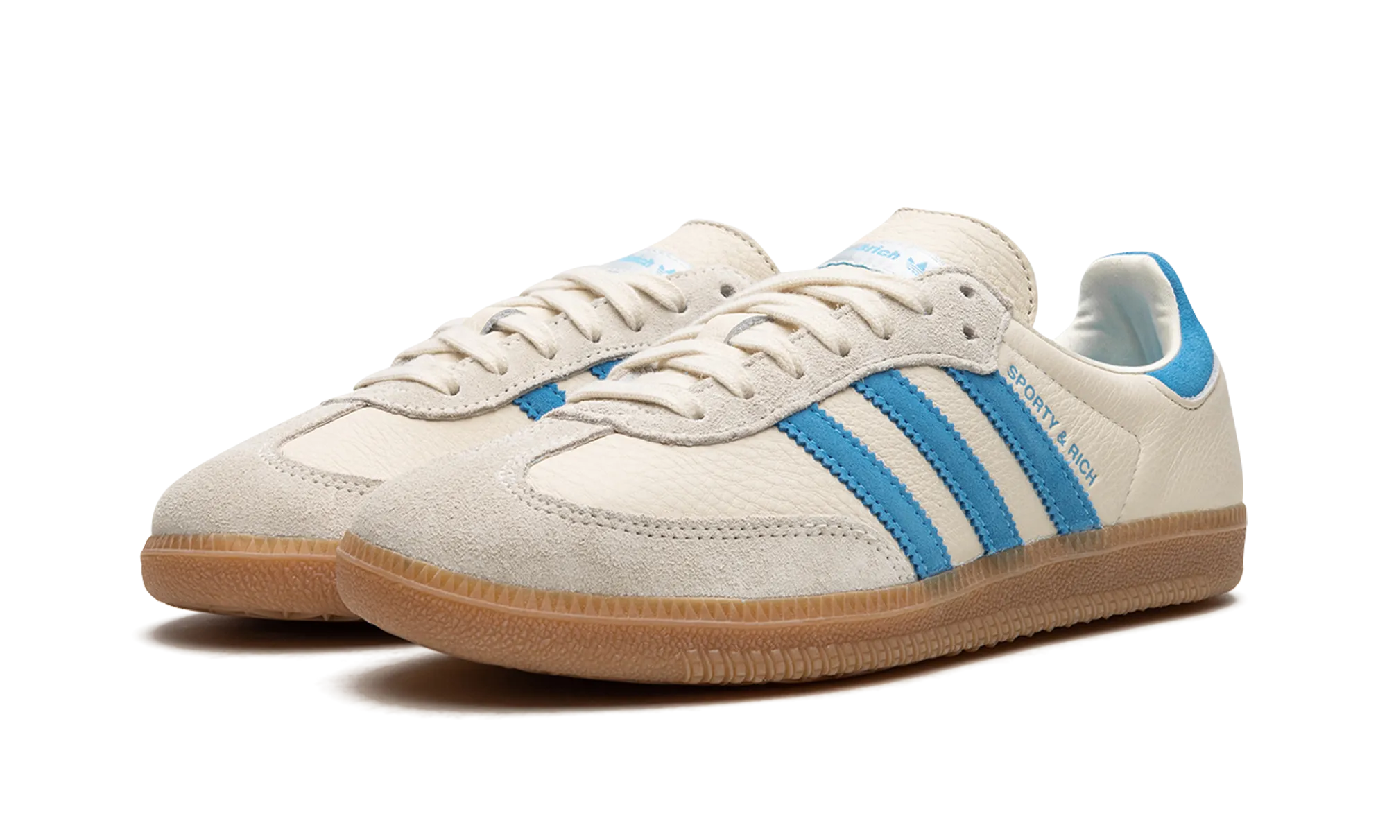 Samba "Sporty & Rich - Cream Blue" Street Pic Urban Look