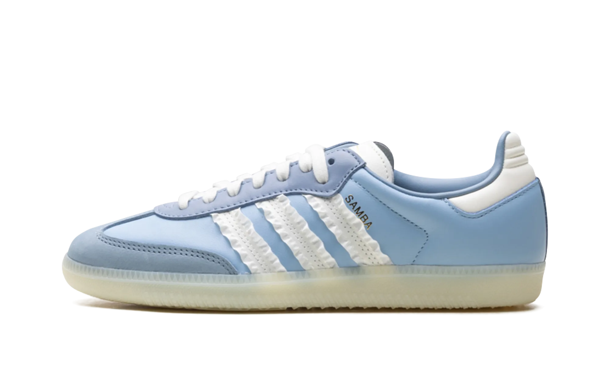 Dirt Guard Sneakers Samba WMNS "Ruffle Stripes - Clear Sky"