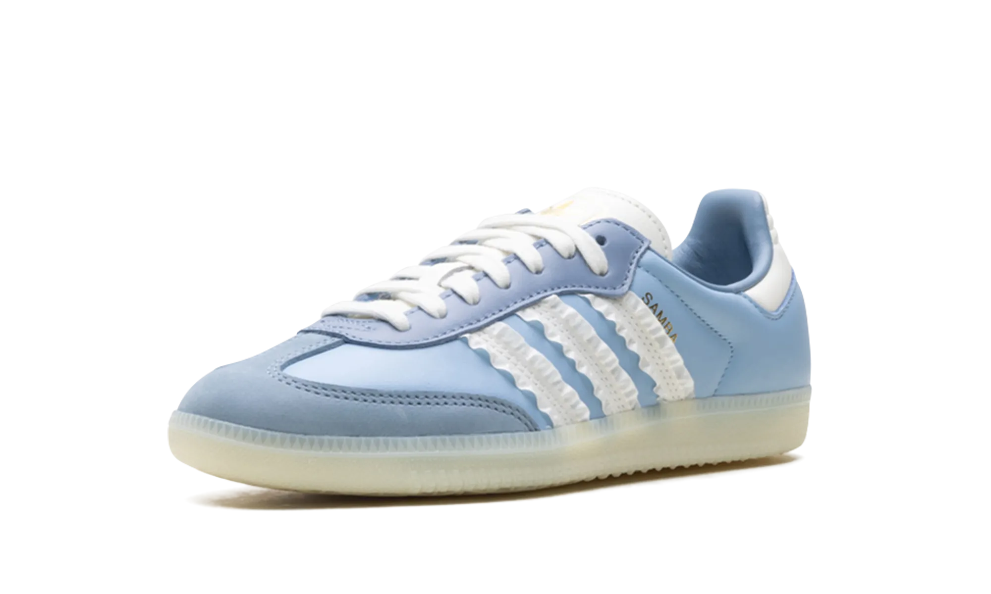 Slip Entry buckle Samba WMNS "Ruffle Stripes - Clear Sky"
