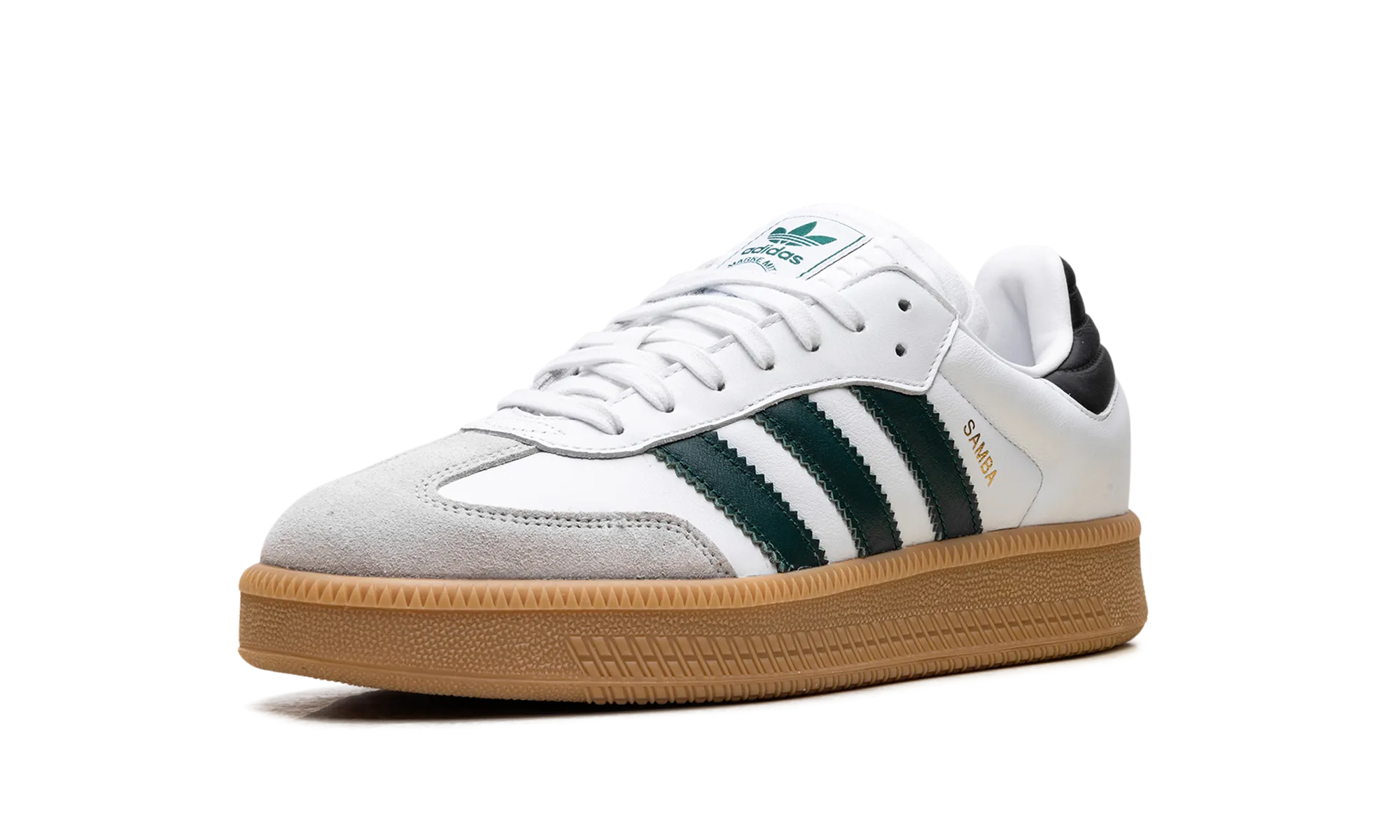 Samba XLG "Cloud White Collegiate Green" On Duty rubber