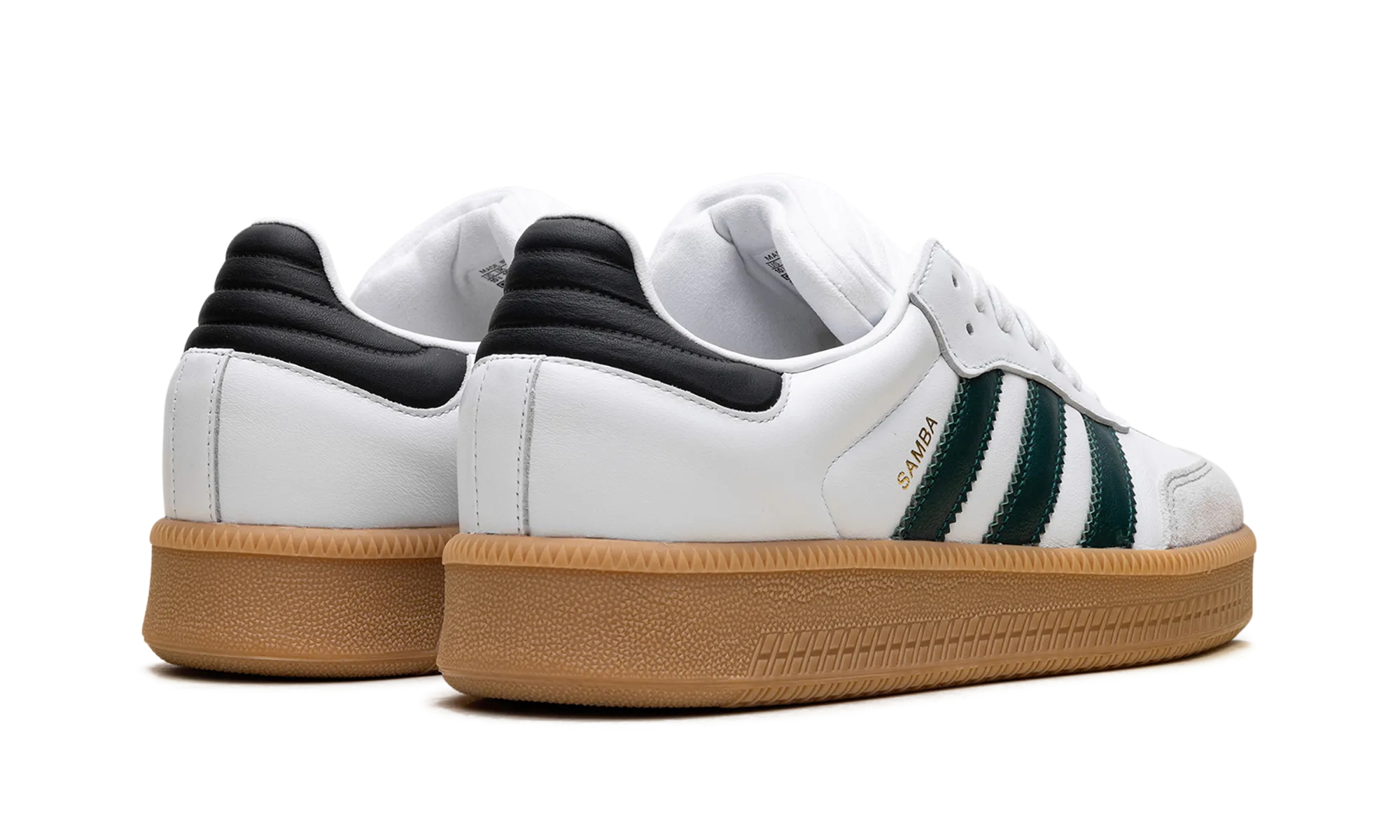 High Top Design Timeless Form Samba XLG "Cloud White Collegiate Green"