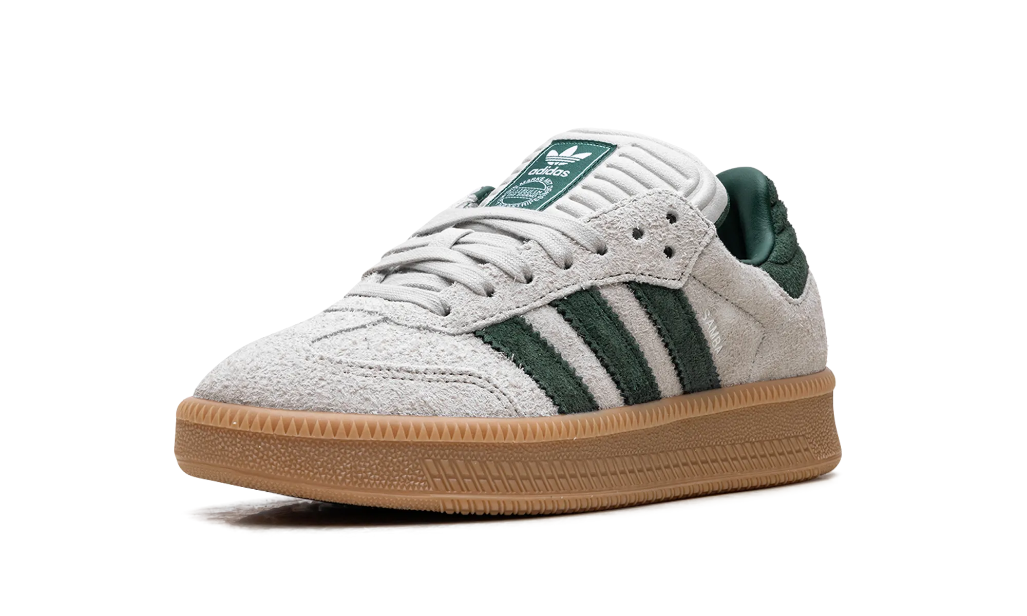 Samba XLG "Putty Grey Collegiate Green" Modern Pace Modern Casual