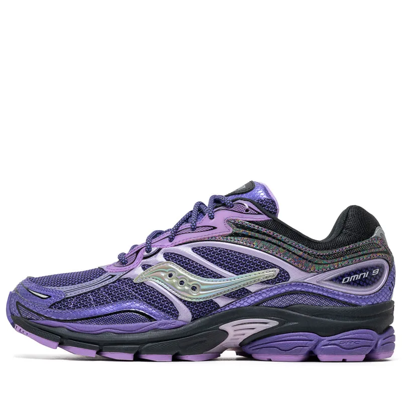 Comfortable Stride Stitched Detailing Saucony Progrid Omni 9 - Pink Glow