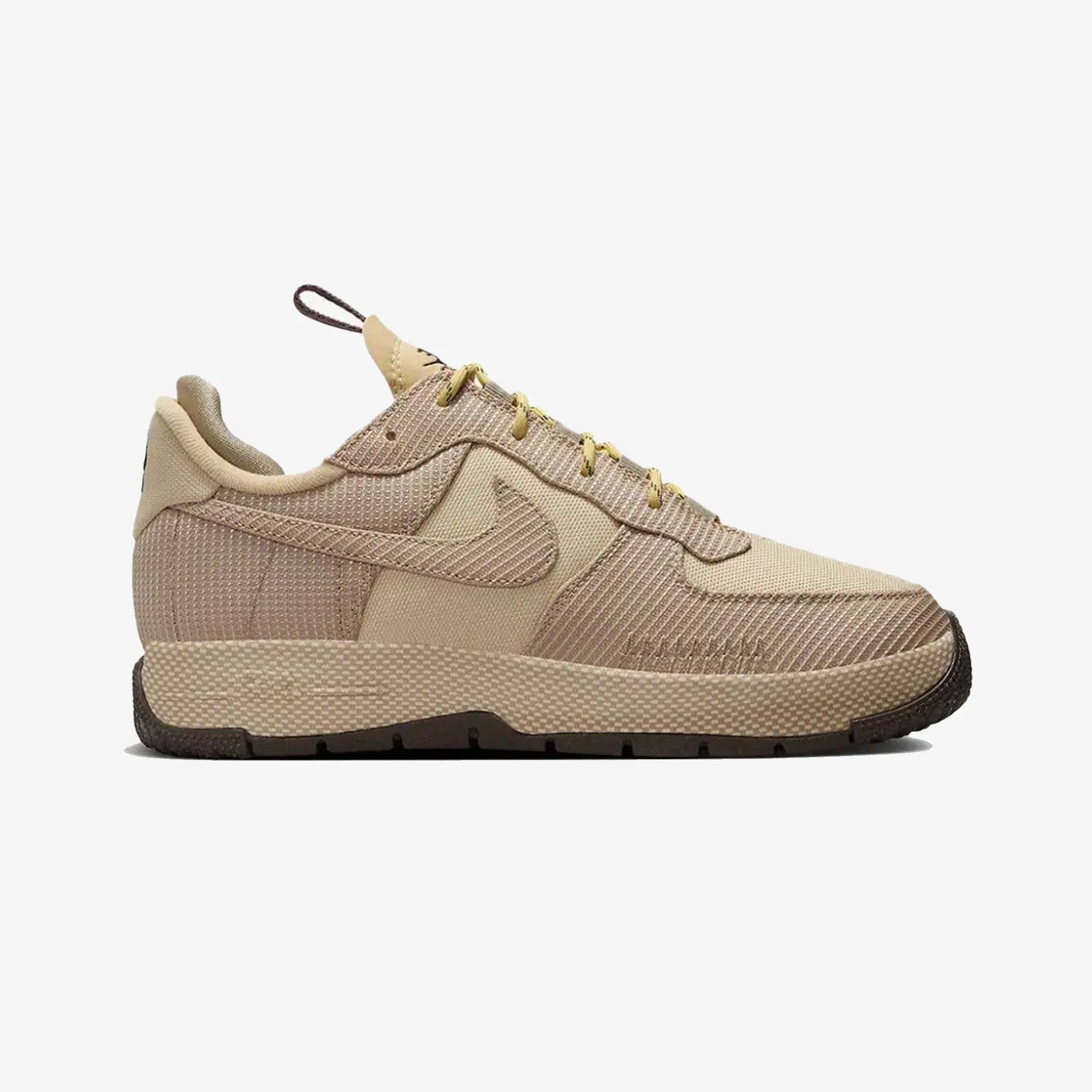 Nike | AIR FORCE 1 WILD  { SESAME/SESAME-BAROQUE BROWN-KHAKI Durable Support Durable Toe Guard