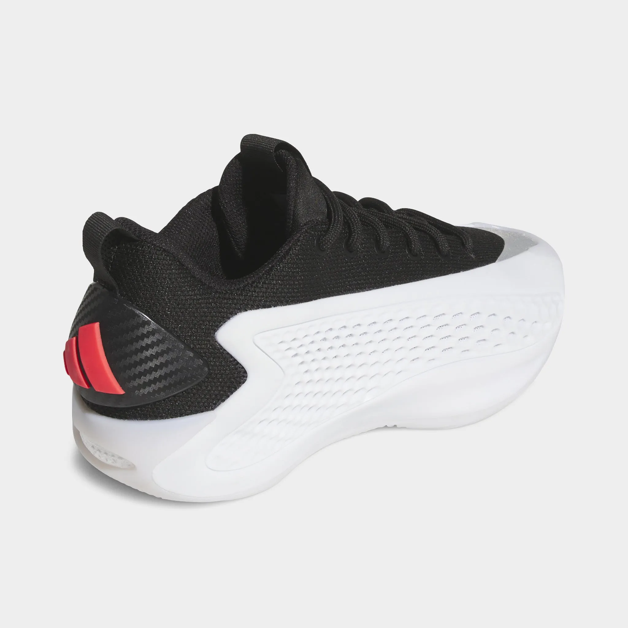 Bounce Walk adidas Juniors' Anthony Edwards 1 Low White / Black - Red