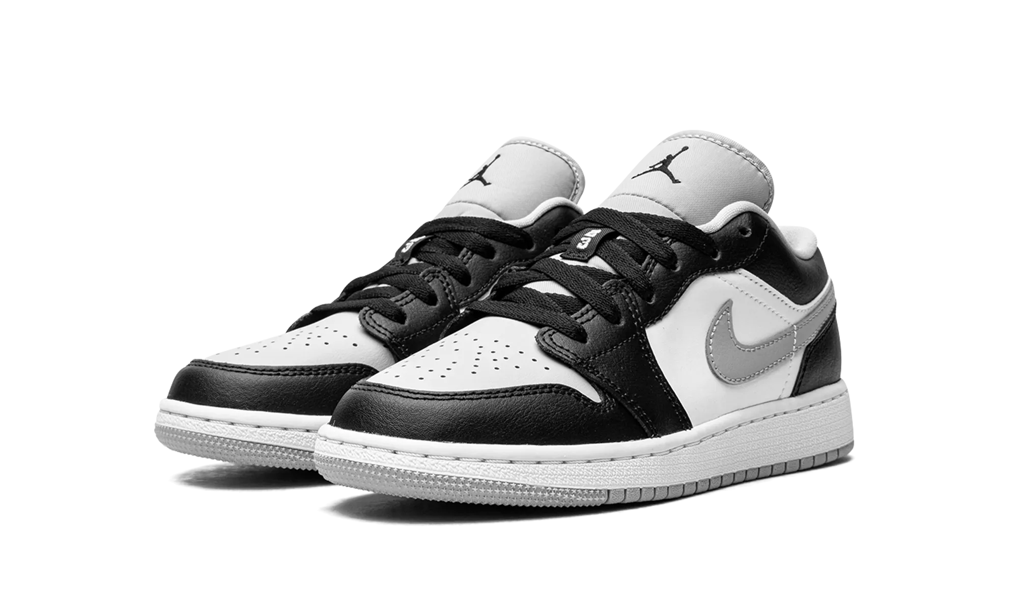 Air Jordan 1 Low GS "Smoke Grey" Neutral Tone Options Comfort Synthetic