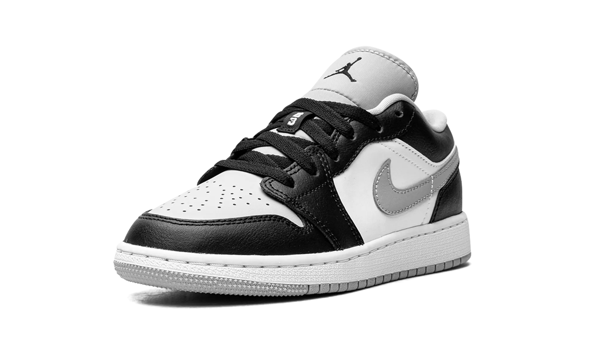Air Jordan 1 Low GS "Smoke Grey" Canvas Material