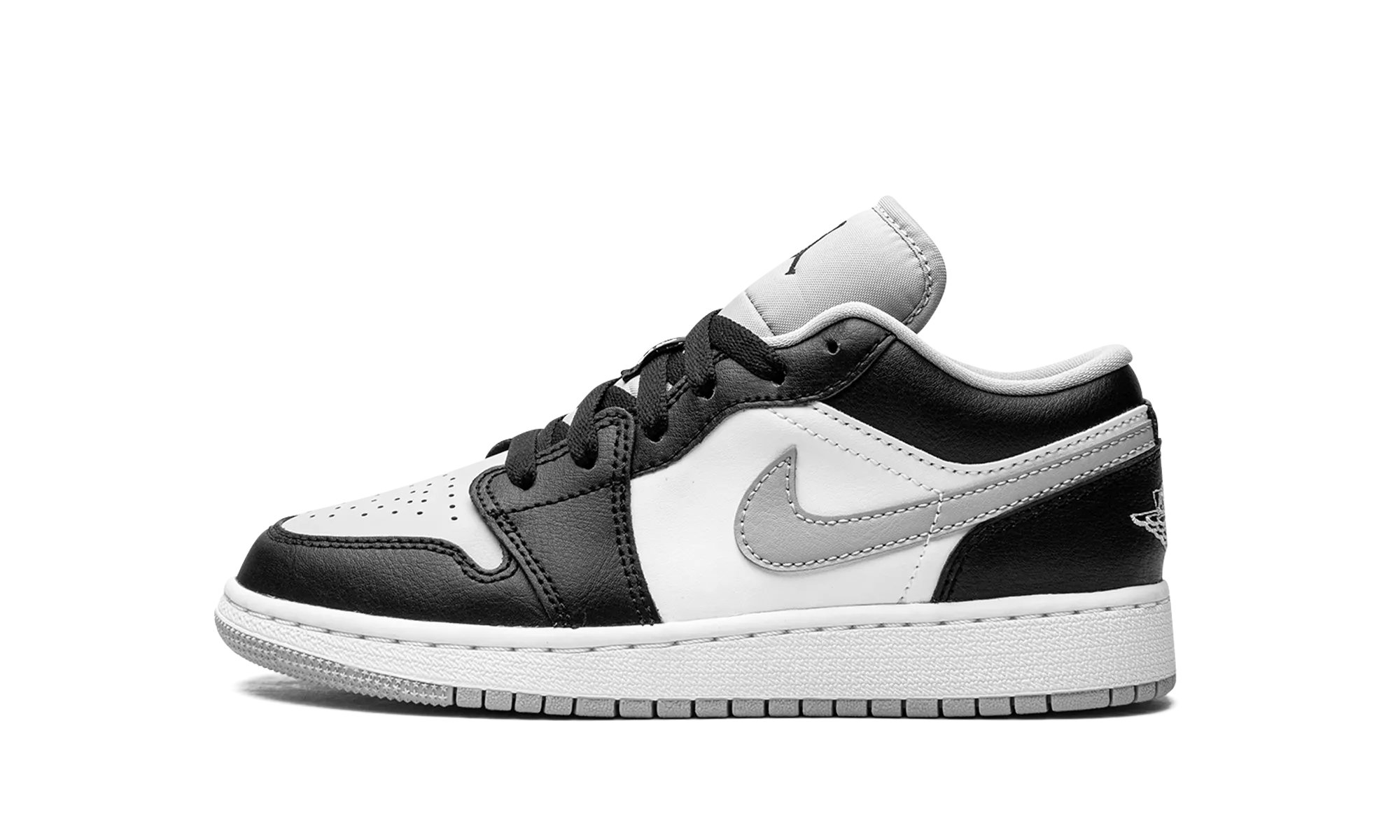 Air Jordan 1 Low GS "Smoke Grey" Simple Choice Vibrant lining