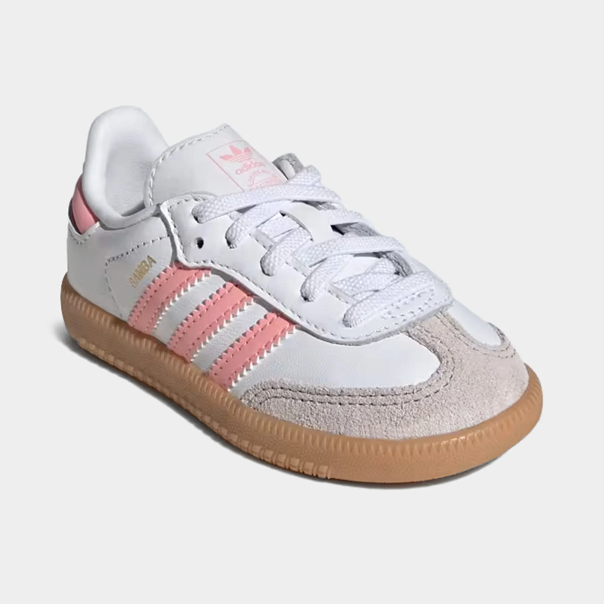 Vibrant Style Energy Powered adidas Infants' Samba OG White / Pink - Gum