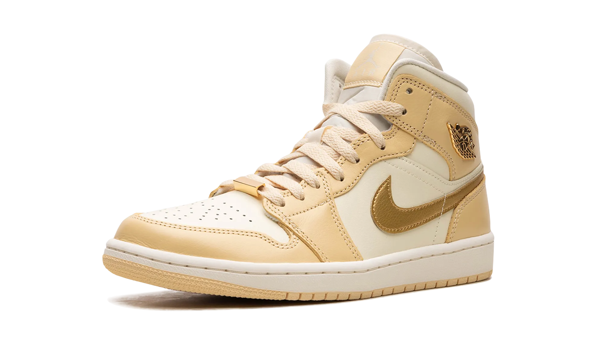 AIR JORDAN 1 MID WMNS "Pale Vanilla" Minimalist Ride