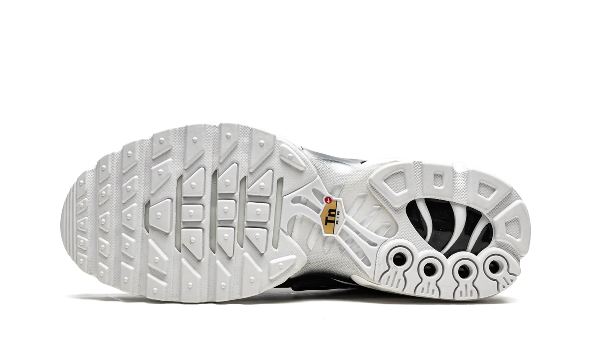 AIR MAX PLUS MNS WMNS "Black / White" arid Technology-rich feature