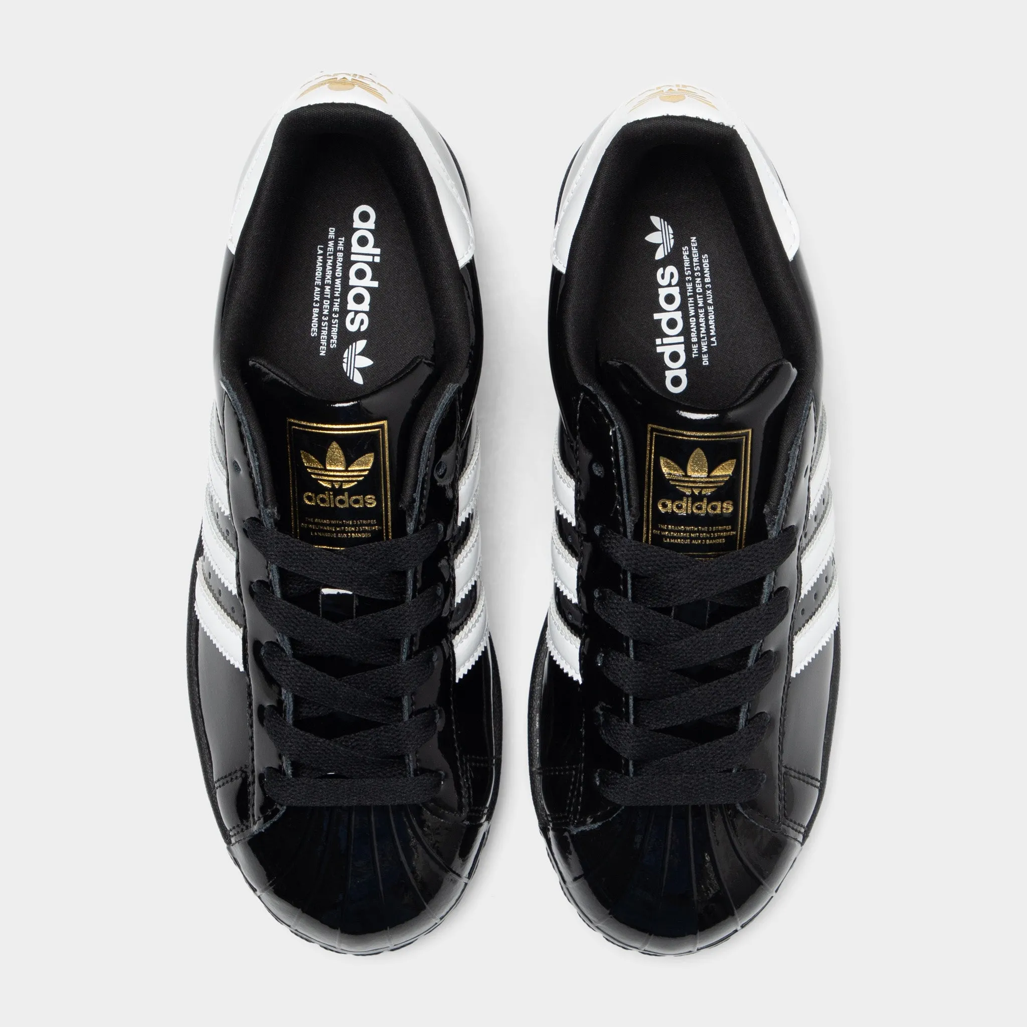 Responsive Activity adidas Women's Superstar II Core Black / White - Gold Metallic