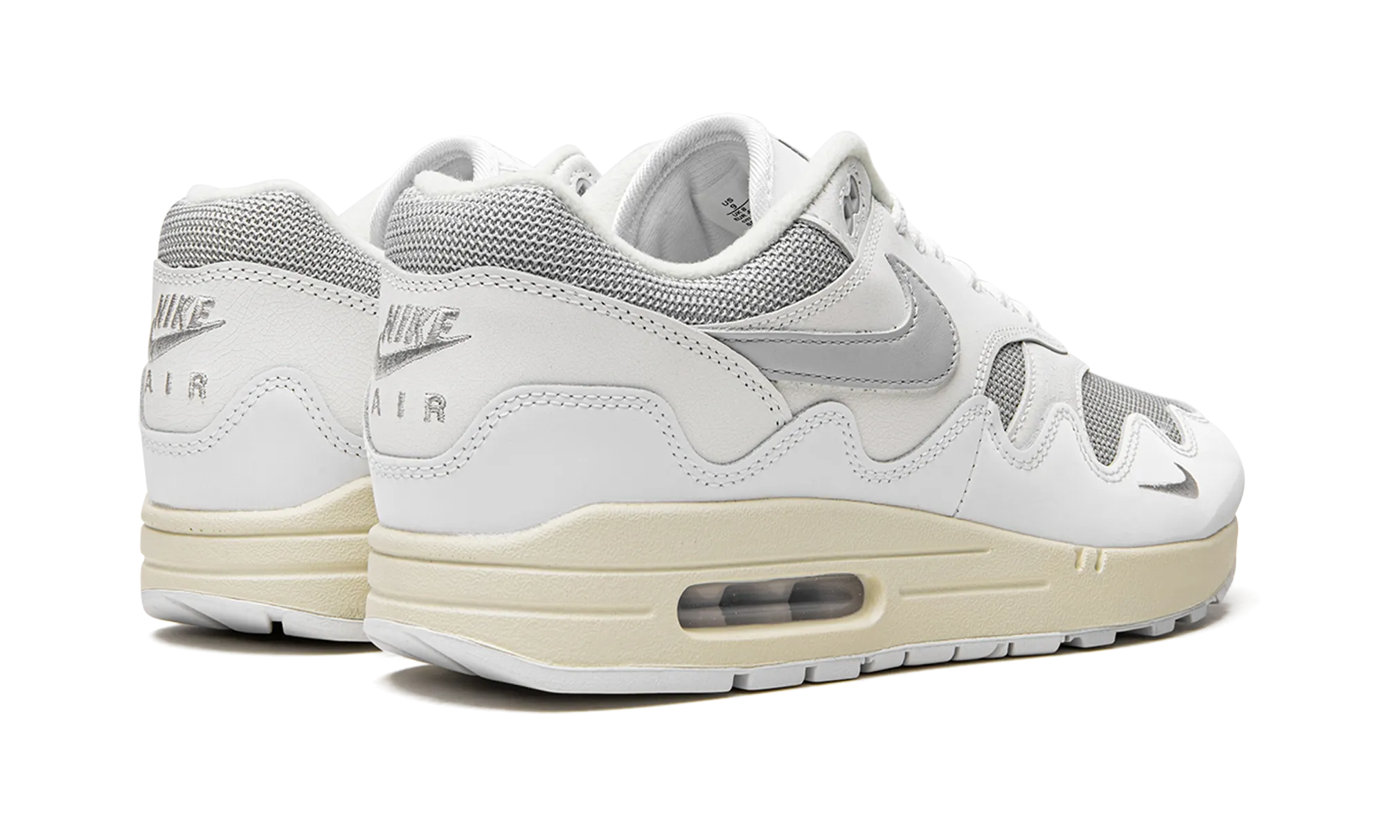 outdoor running footgear Air Max 1 "Patta - Waves White"