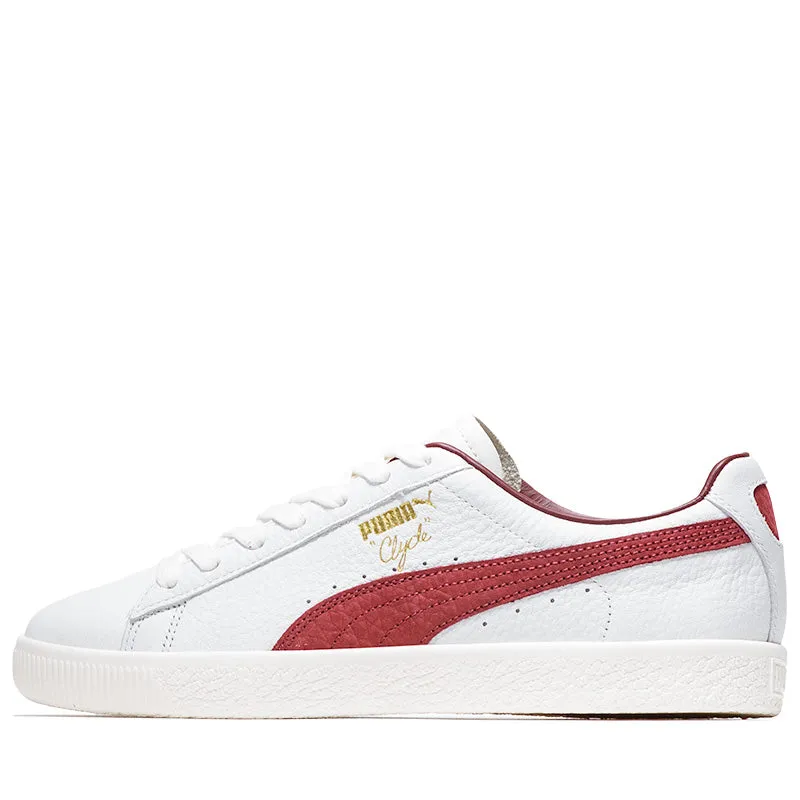 Puma Clyde Made In Italy - Puma White/Intense Red Soft Traction