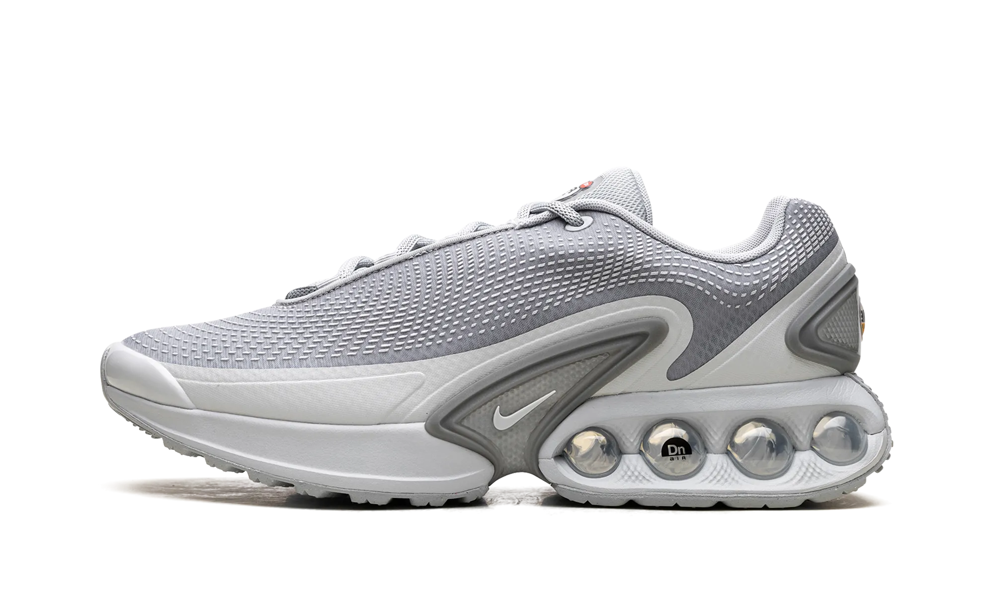 Air Max Dn "Wolf Grey" men's running footwear zippered