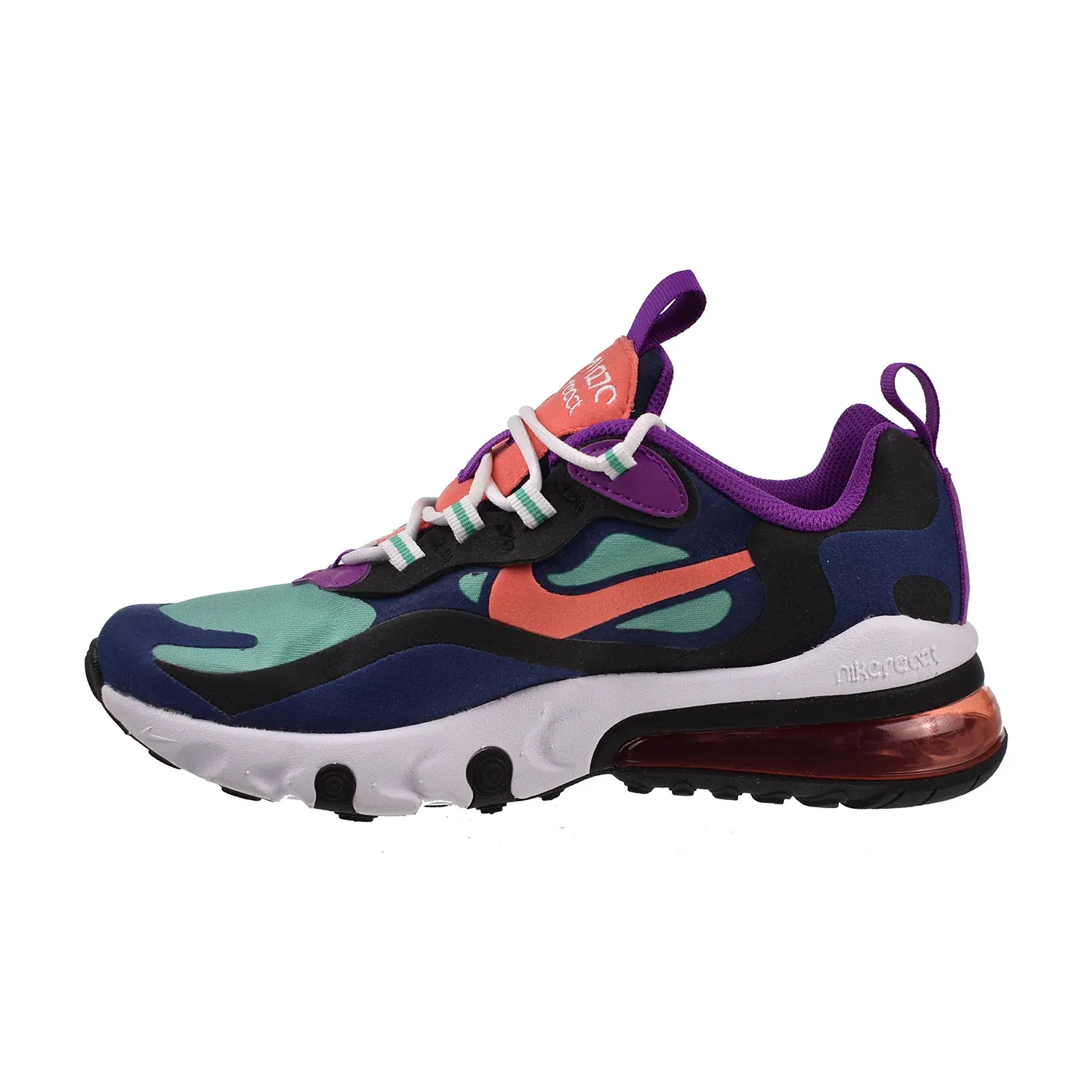 narrow - fitting Variable Pace Air Max 270 React GS "React Blue Void-Magic Ember"