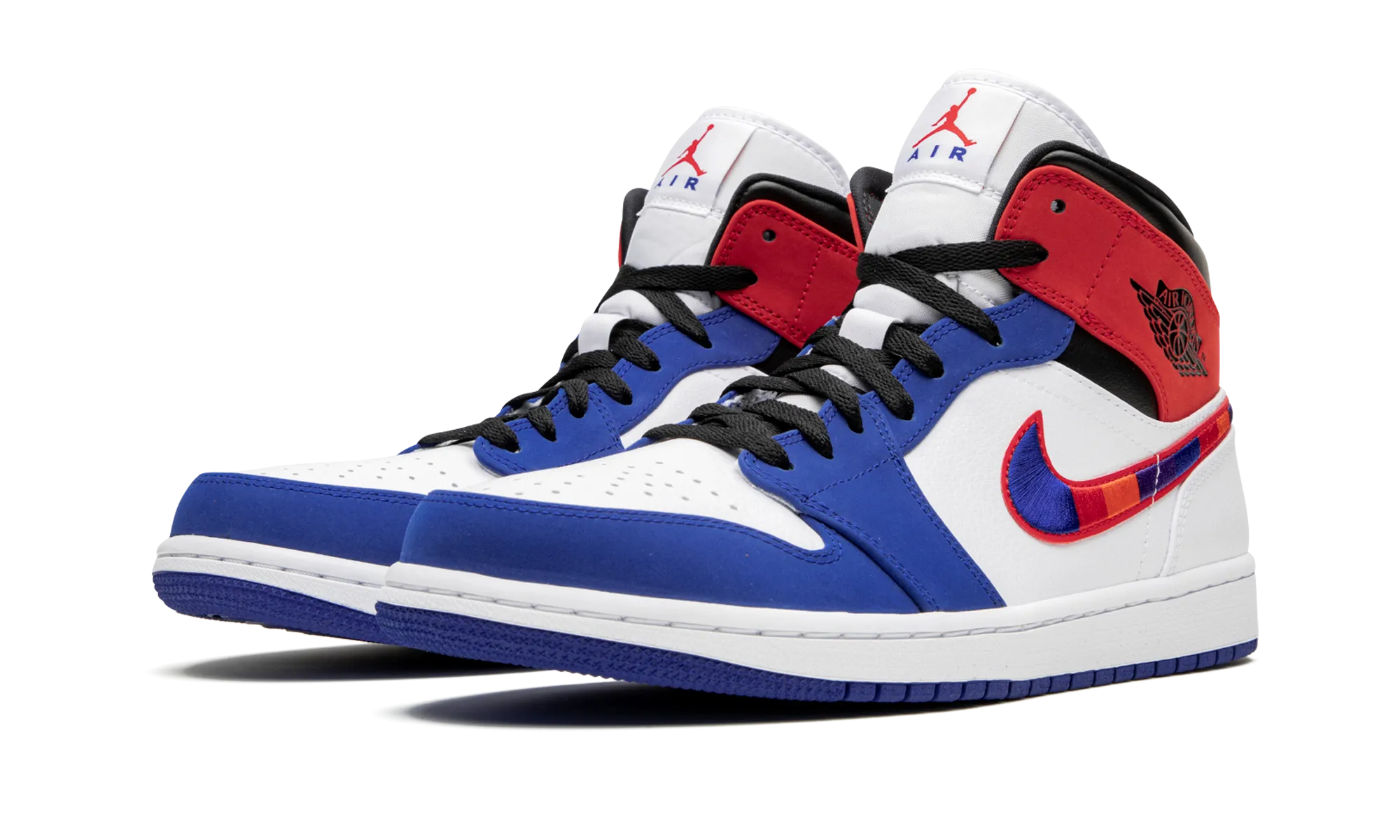 High Support Slip On Air Jordan 1 Mid "Multicolor Swoosh"