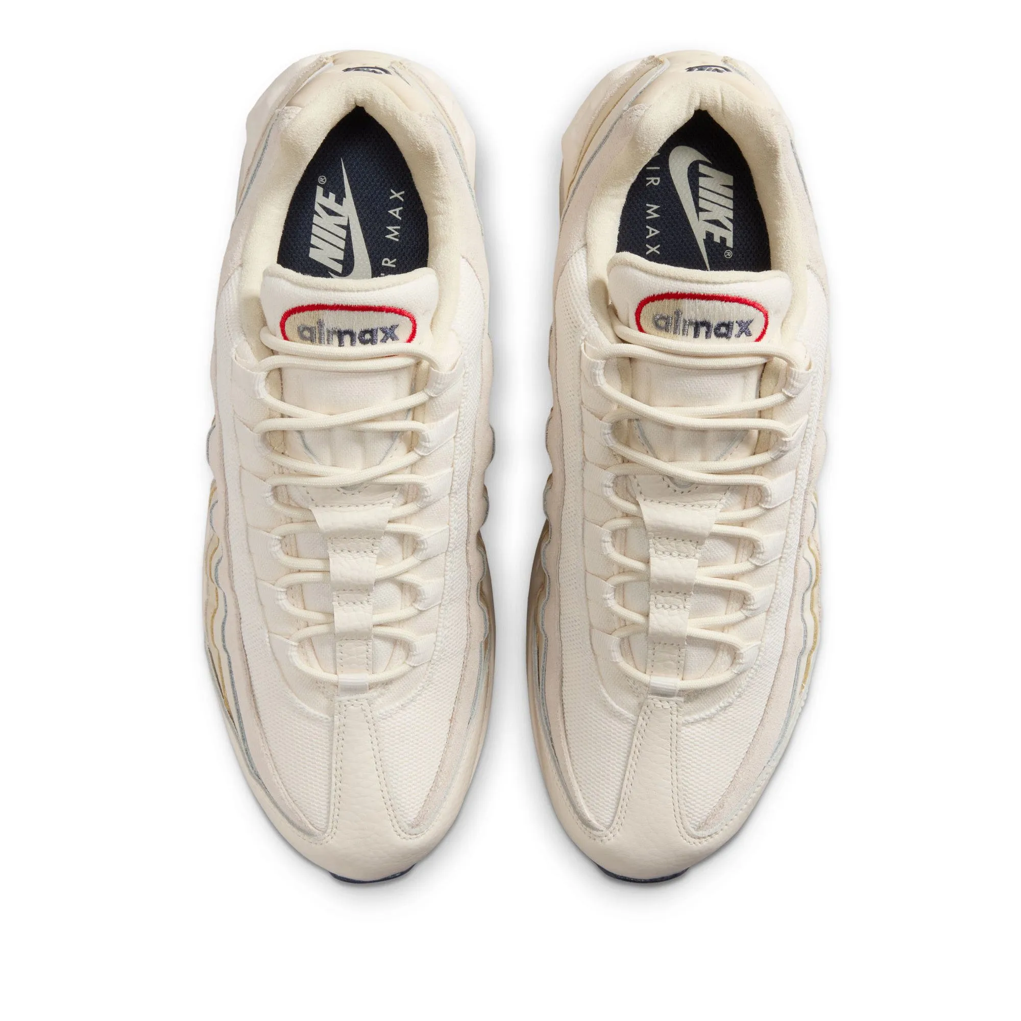 Nike Air Max 95 OG Premium - Pale Ivory/University Red Hygroscopic Inner Layer