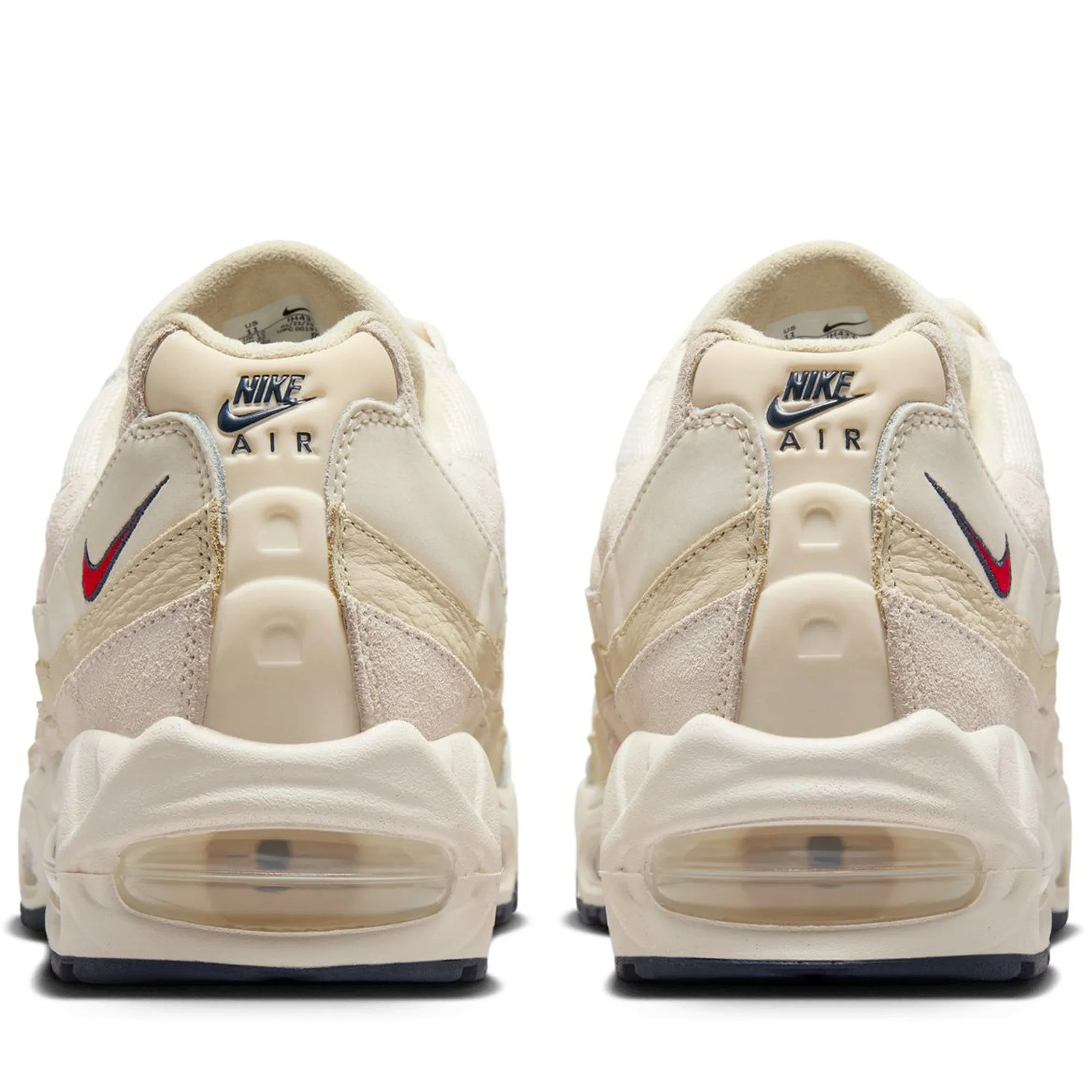 Unique Design Nike Air Max 95 OG Premium - Pale Ivory/University Red