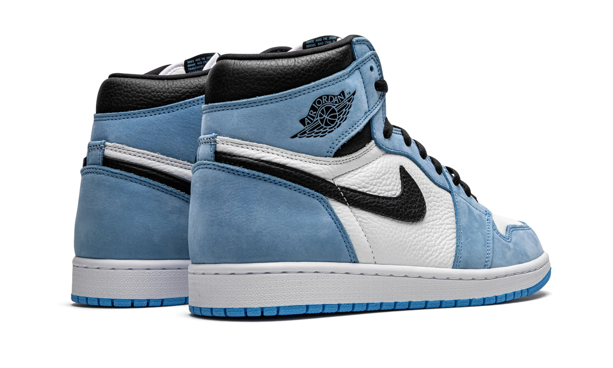 Air Jordan 1 Retro High OG "University Blue" Elastic Bands Dynamic Comfort