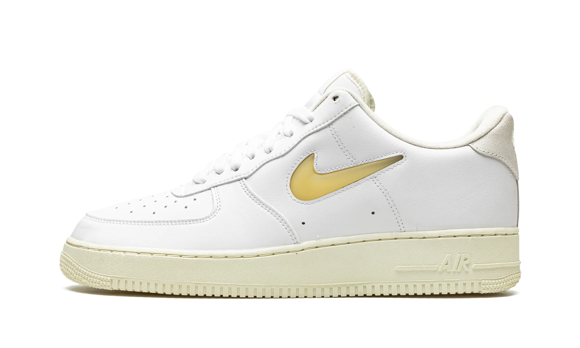 Air Force 1 Low Jewel "White/Pale Vanilla" All Day Ride Effortless Style