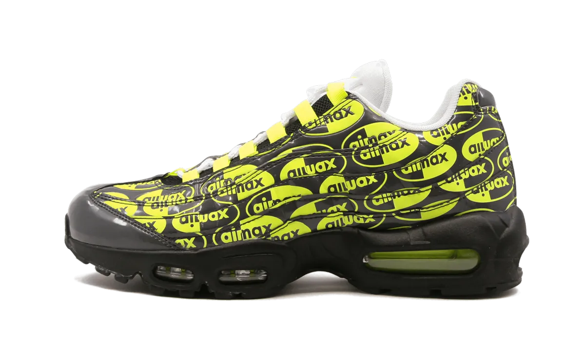 Air Max 95 PRM "Volt Logo" eco - friendly running shoes Track Training