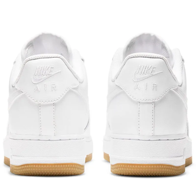 Nike Air Force 1 '07 - White/Gum Light Brown Professional Fit Smart Stylewear