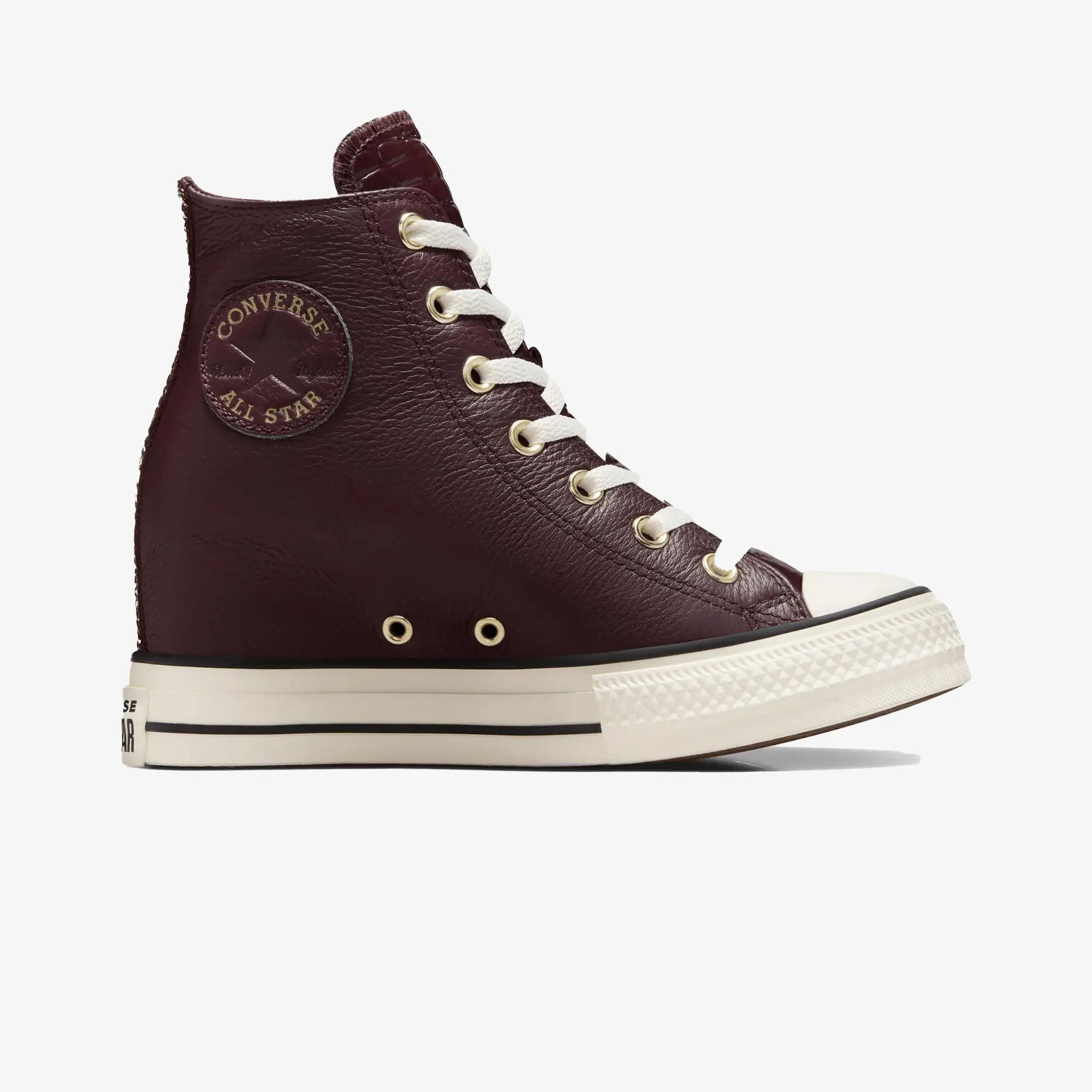 Converse | CHUCK TAYLOR ALL STAR CLASSIC WEDGE LEATHER { BROWN Trail Performance