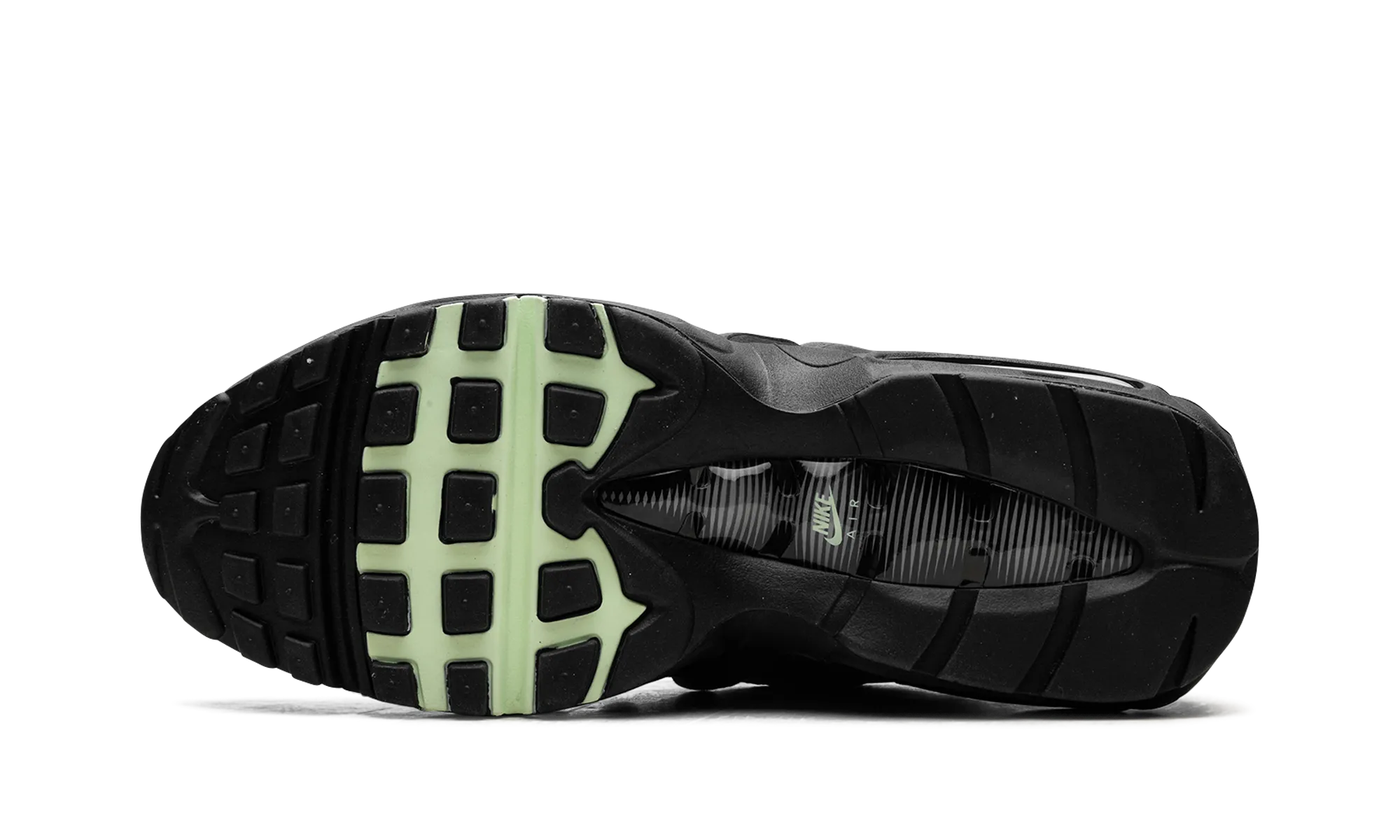 wide - fit running gear rocker - sole shoes Air Max 95 "Vapor Green"