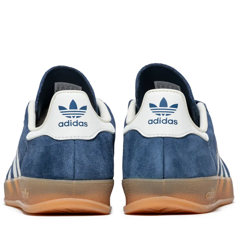 Adidas Gazelle Indoor - Night Indigo/Off White Supportive Heel Counter Breath Grip