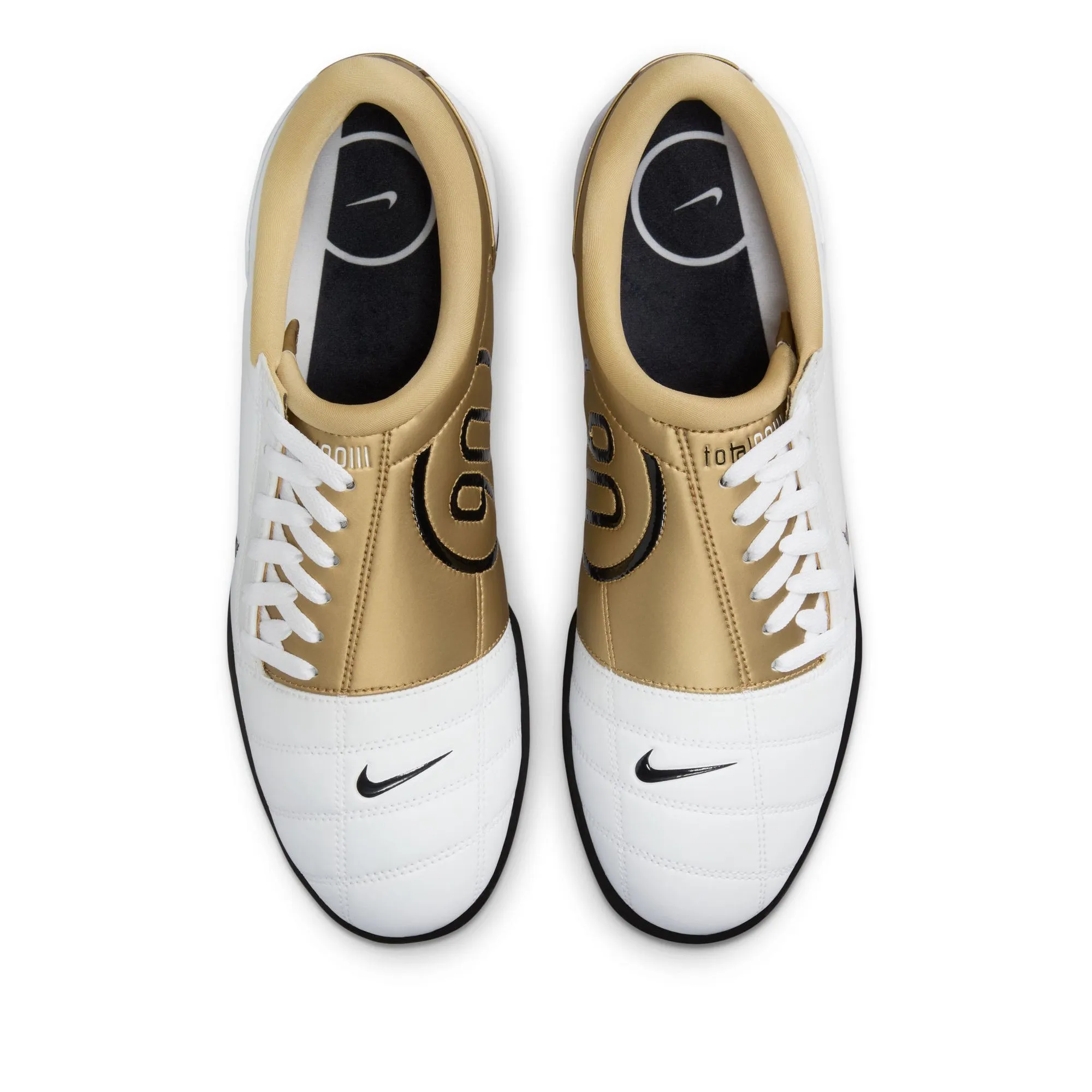 Nike T90 SP - White/Metallic Gold Boost Step