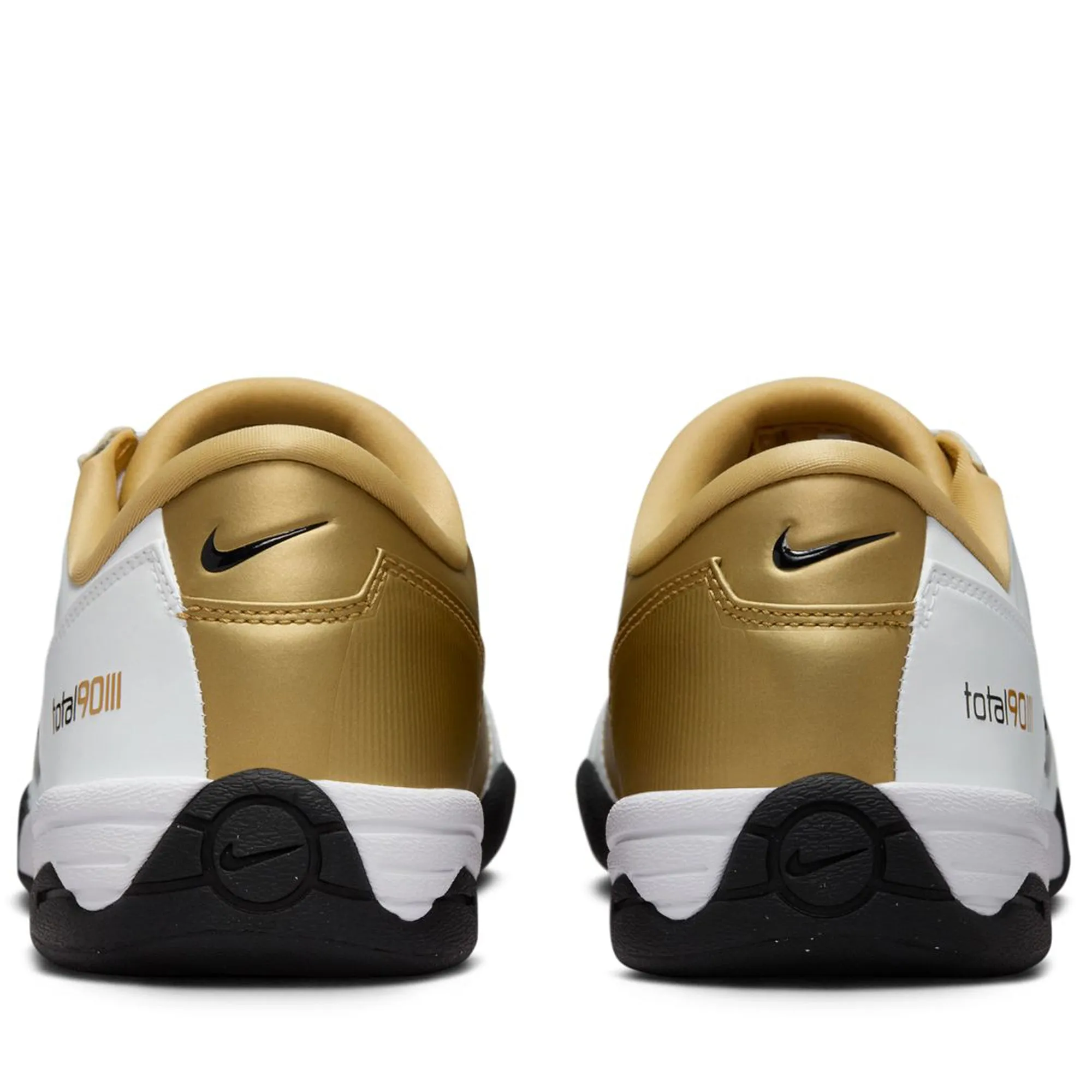 Nike T90 SP - White/Metallic Gold Padded look Lean Ride