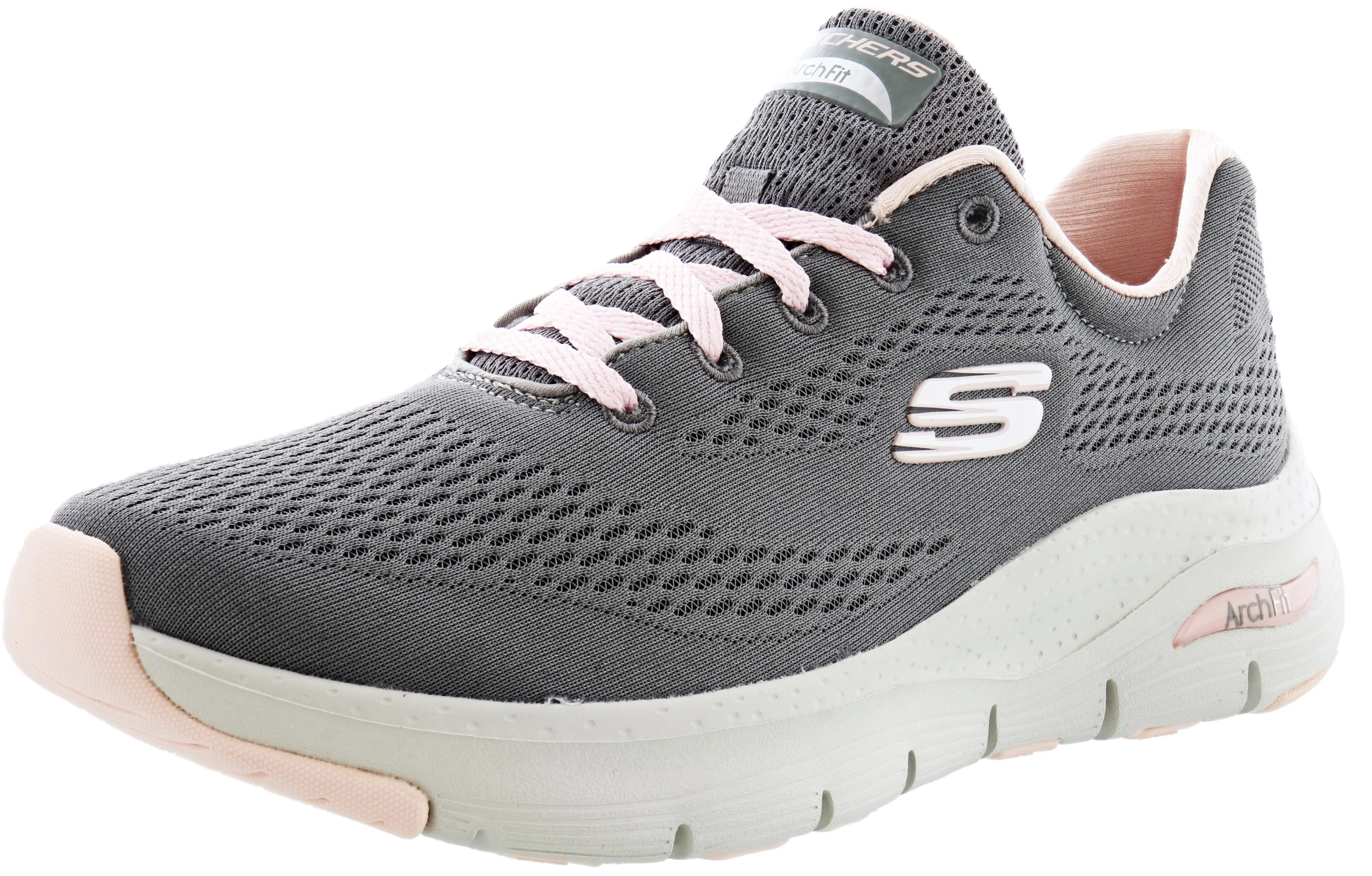 Mountain Run well - balanced Skechers Women Lightweight Running Shoes Arch Fit Big Appeal