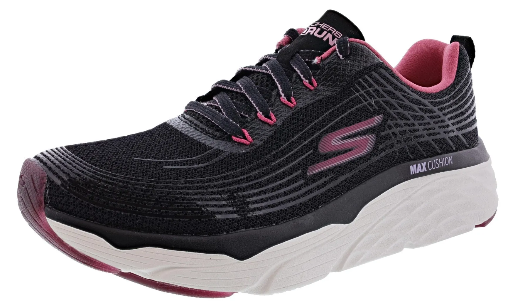 Skechers Women's Max Cushioning Elite Alekos Lace Up Running Shoes water - repellent - upper - feature shoes