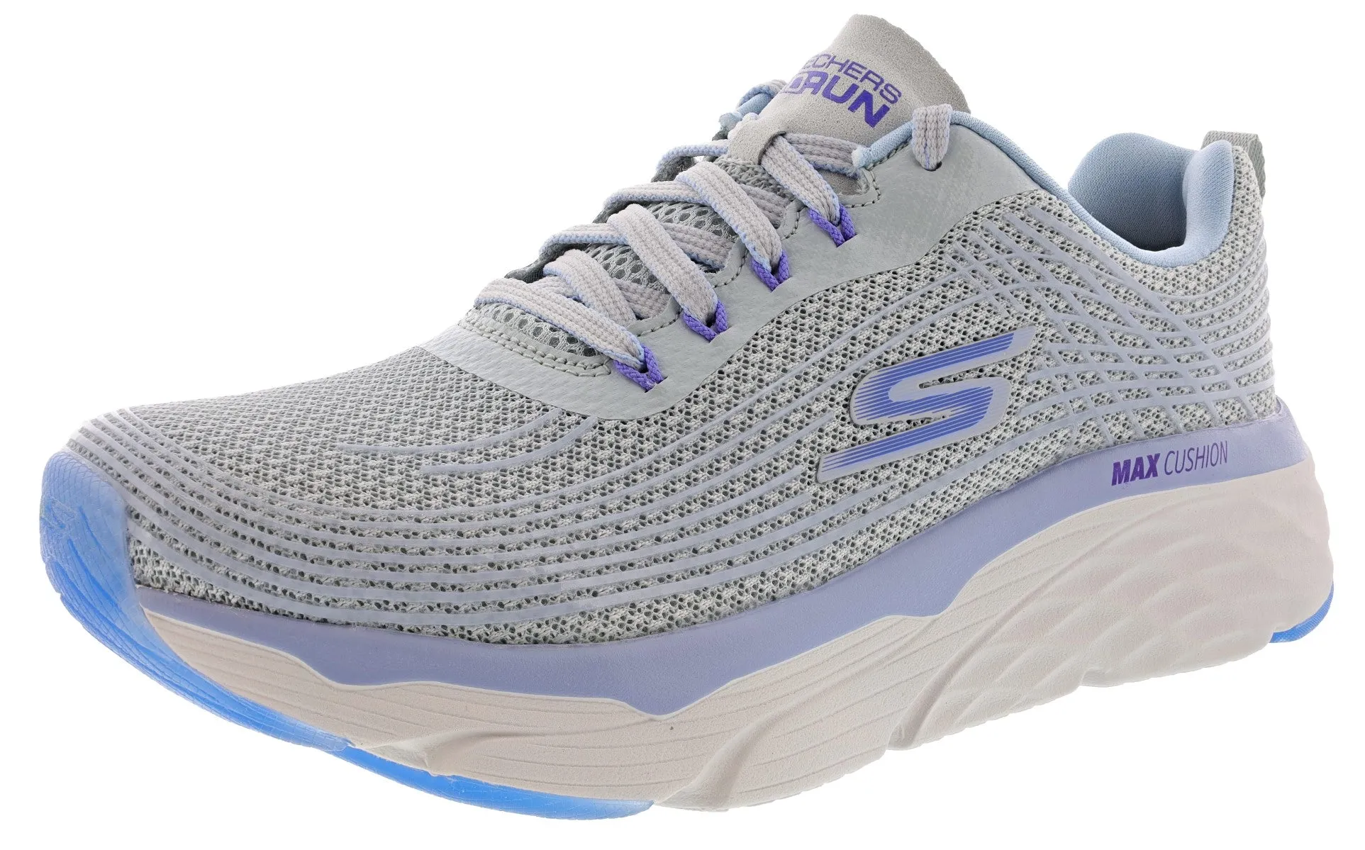 recycled - material running gear low - performance shoes Skechers Women's Max Cushioning Elite Alekos Lace Up Running Shoes