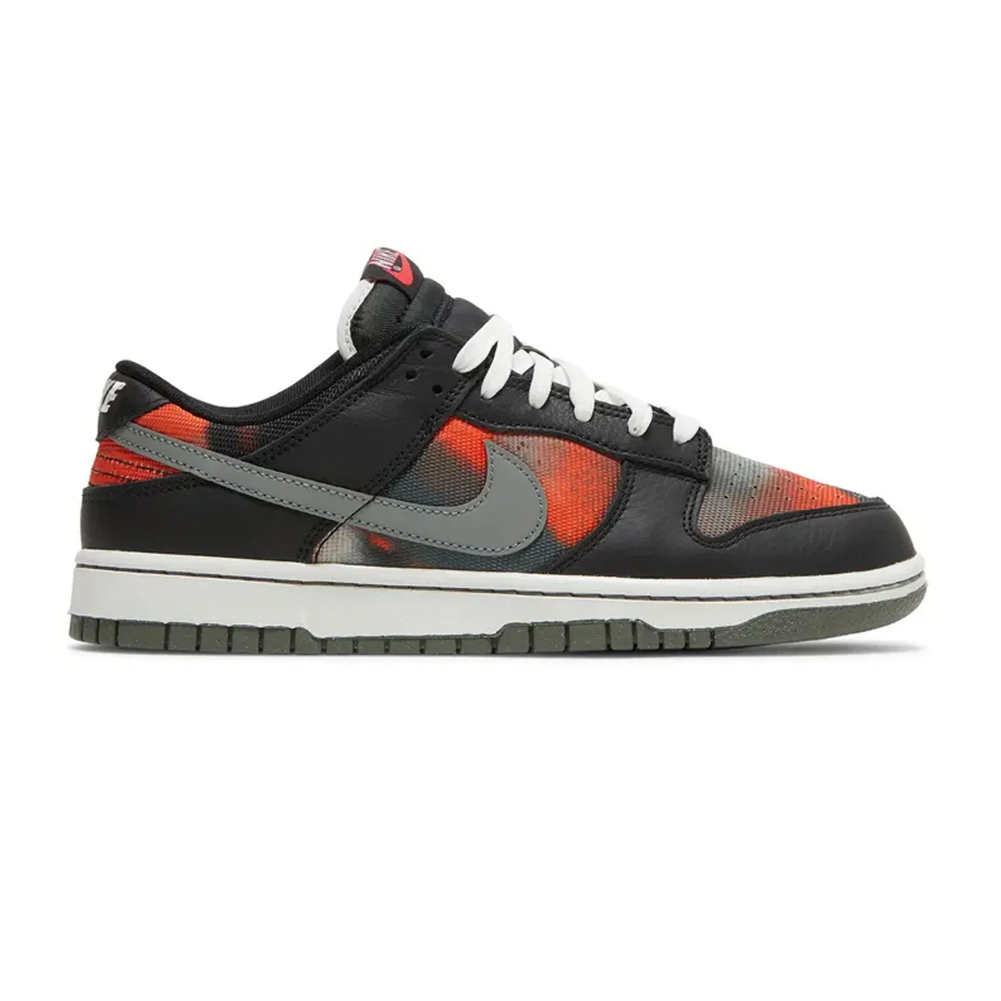 Hyper Durable Rubber Compound Neutral Colorway Nike Dunk Low 'Black Red Grafitti' (2022)