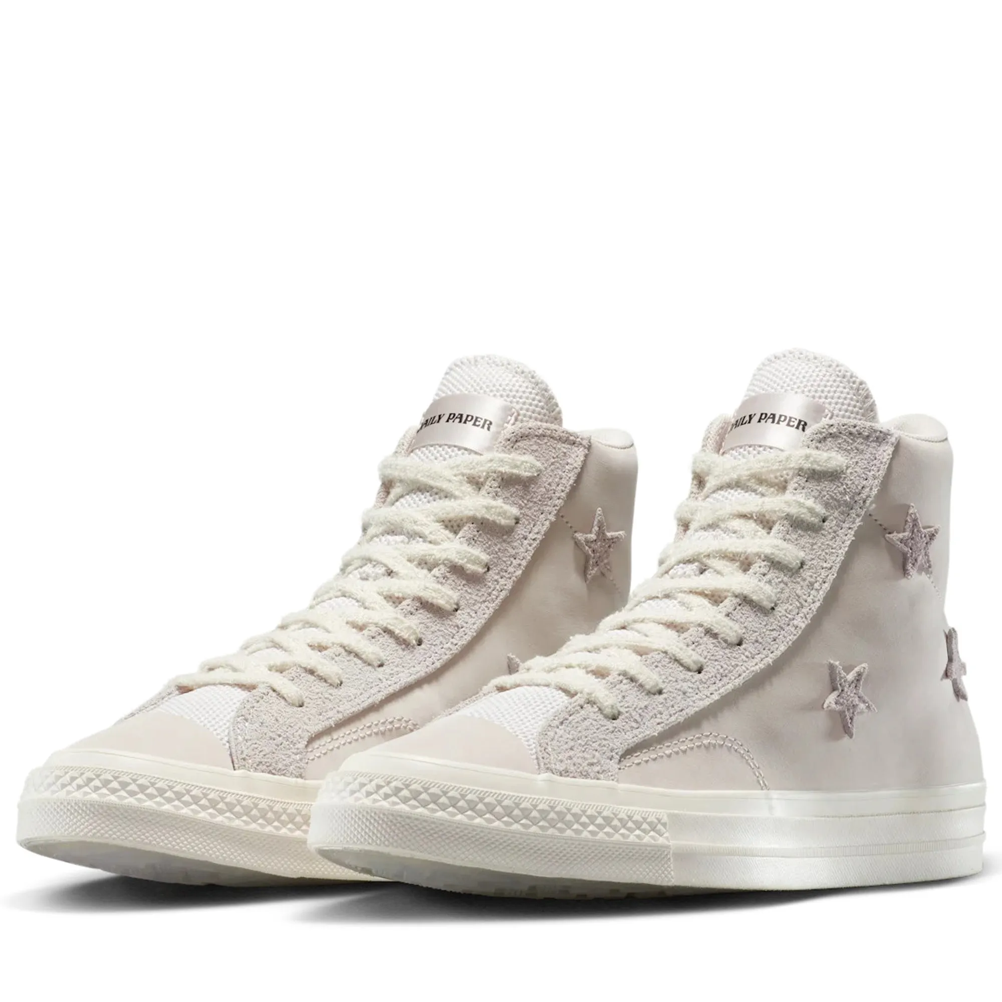 Daily Paper x Converse Star Player 76 Hi - White Sand/Egret Memory Foam