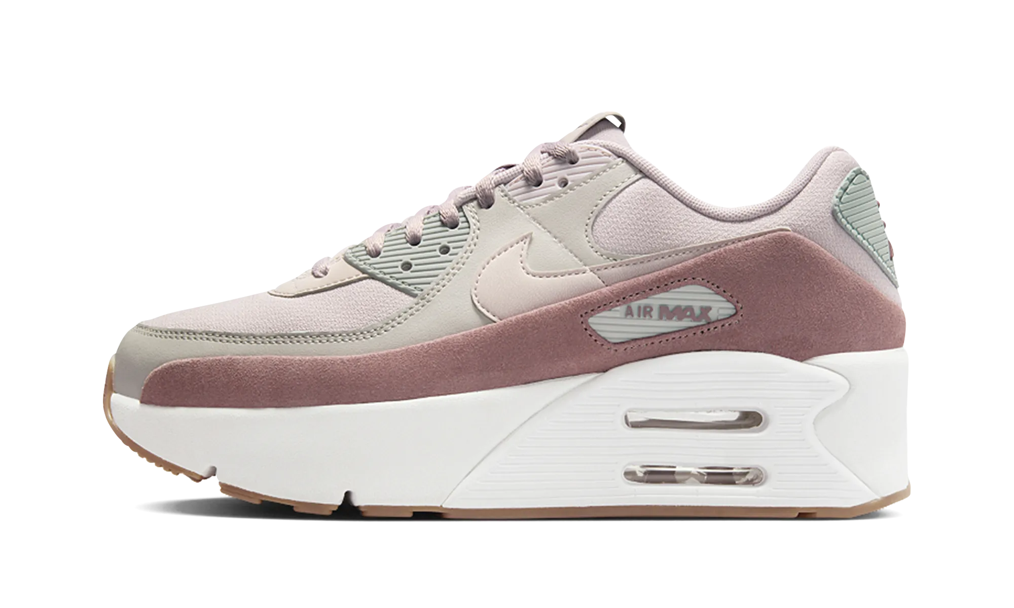 breathable mesh shoes rainy - day shoes Air Max 90 LV9 WMNS "Smokey Muave"